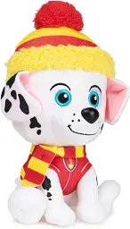 М'яка іграшка Paw Patrol Зимові свята Маршал 15 см плюш Різнобарвний - мініатюра 3