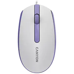 Мишка Canyon M-10 USB White Lavender (CNE-CMS10WL)