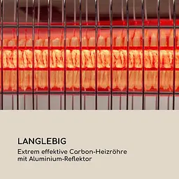 Інфрачервоний обігрівач Blumfeldt Dark Wave (10033810) - мініатюра 7