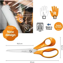 Ножиці універсальні Fiskars 21 см (1075034) - мініатюра 2