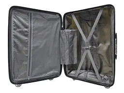 Валіза середня M поліпропілен Madisson Snowball 01103 67×45×27см 73л Білий - мініатюра 4