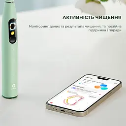 Електрична зубна щітка Oclean X Ultra Set OLED Green - мініатюра 8