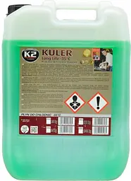 Антифриз K2 Kuler -35°C зелений G11 22кг W406Z - мініатюра 1