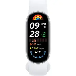 Ремінець для фітнес-браслета Xiaomi Mi Band 9 фітнес сріблястий - мініатюра 2