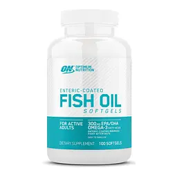 Рыбий жир Optimum Nutrition Enteric Coated Fish Oil 100 softgels