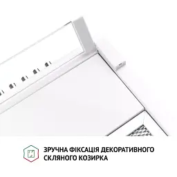 Витяжка плоска Perfelli PL 5144 W LED - мініатюра 6