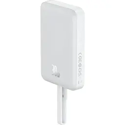 Зовнішній акумулятор Baseus Magnetic Mini 10000mAh 30W White (P1002210B223-00) [140838] - мініатюра 8