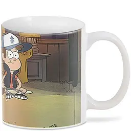 Кухоль GeekLand Gravity Falls Dipper & Mabel GF.02.16 330 мл білий - мініатюра 2