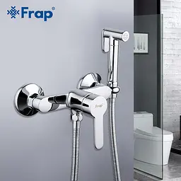 Змішувач для душу гігієнічний однорич. лат. корпус 35 Frap 1/10, Хром F2041 (H41) - мініатюра 2