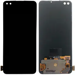 Дисплей Oppo Reno 3 Pro 4G чорний, Amoled, оригінал PRC