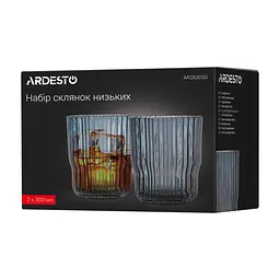 Набір склянок ARDESTO Graphite 300 мл 2 шт. (AR2630SG) - мініатюра 3