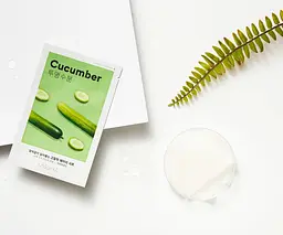 Тканинна маска Missha Airy Fit Sheet Mask Cucumber, з екстрактом огірка, 19 г - мініатюра 3