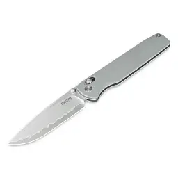 Ніж складаний туристичний SRM Terrier 258L-GK2 140Cr G10 92,6 мм сірий - мініатюра 3