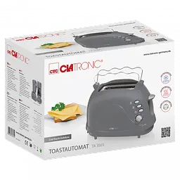 Тостер Clatronic TA 3565 Grey - мініатюра 3