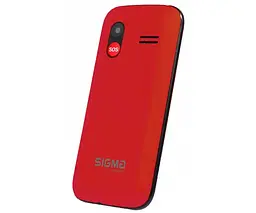 Телефон кнопковий Sigma Mobile Comfort 50 HIT червоний (4827798120958) - мініатюра 4