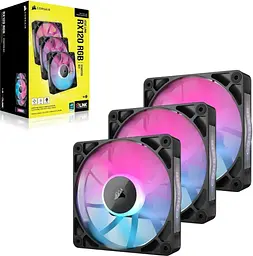 Вентилятор Corsair iCUE Link RX120 RGB PWM Triple Pack (CO-9051018-WW) Б/в - мініатюра 4