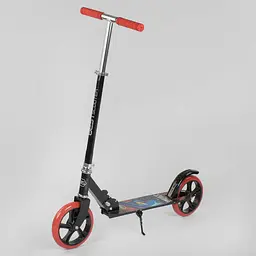 Самокат двоколісний Best Scooter, чорний, 30458