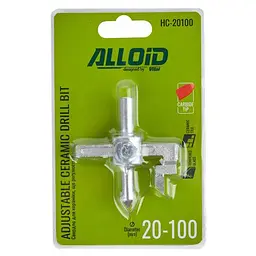 Свердло для кераміки Alloid регульоване 20-100 мм (HC-20100) - мініатюра 3