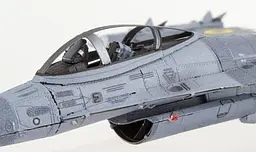 Металевий 3D конструктор "Винищувач F-16 Fighting Falcon на озброєнні Повітряних Сил України" (ME1046U) - мініатюра 18