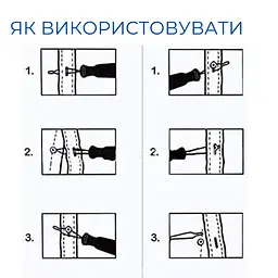 Гачок для застібання гудзиків з ергономічною ручкою, чорний, 19,5×3×2 см - мініатюра 5