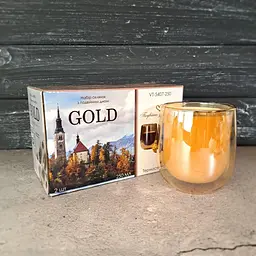 Набір склянок Vittora Gold з подвійним дном 250 мл 2 шт. (133108) - мініатюра 3