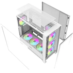 Корпус Darkflash DRX90 Glass White (DRX90 GLASS White) - мініатюра 7