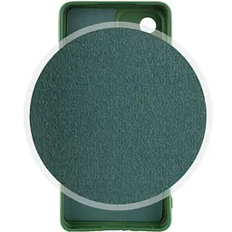 Чохол Silicone Cover Lakshmi Full Camera (AA) для Motorola Moto G55 5G Зелений / Dark green - мініатюра 2