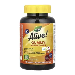 Мультивітаміни для Дітей без Глютену Alive! Kids Multivitamin - 60 жувальних цукерок