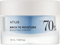 Зволожувальний крем для обличчя з березовим соком 50 мл Anua Birch 70 Moisture Boosting Cream
