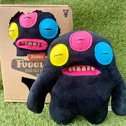 М'яка іграшка монстрик із зубами Фуглер Sunti Fuggler Funny Ugly Monster Фаглер зубастик 22см Роздратований Прибулець - мініатюра 1