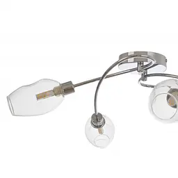 Люстра стельова Brille галогенна в спальню G9 60W CH (LK-659C/4) - мініатюра 3