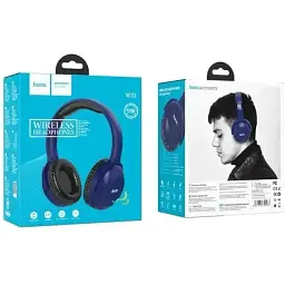 Гарнітура Hoco Bluetooth Stereo W33 Art sount BT blue - мініатюра 3
