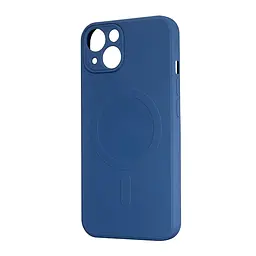 Чохол TPU Matte Case Protected Camera with MagSafe iPhone 15 Blue