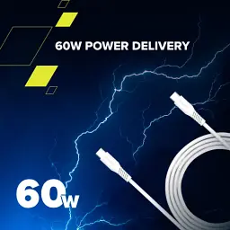 Дата кабель USB-C to USB-C 1.2m CC60SC 60W White Canyon (CNS-CC60SC12W) - мініатюра 3