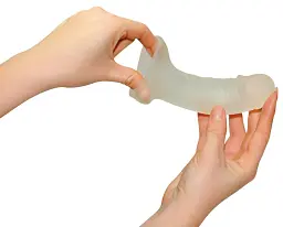 Насадка на пеніс You2Toys Super Dick Sleeve 16 см прозорий - мініатюра 4