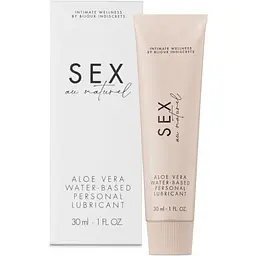 Лубрикант із доглядом на водній основі Bijoux Indiscrets Sex au Naturel - Aloe Vera - мініатюра 2
