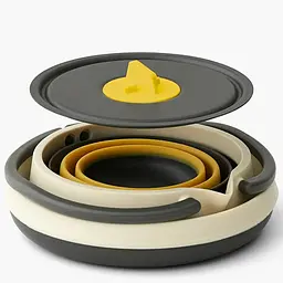 Набір посуду Sea To Summit Frontier UL Collapsible Kettle Cook Set w/Sack (1033-STS ACK025031-122104) - мініатюра 7