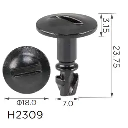 Гвинт із швидкою фіксацією Volkswagen, Audi, Seat, Skoda, Bmw (8D0805121B, 19986) (H2309)