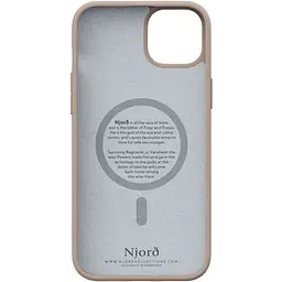 Чохол-накладка Njord Fabric MagSafe Case Pink Sand для iPhone 15 Plus (NA52FA12) - мініатюра 3