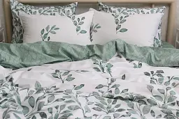 Комплект постільної білизни із компаньйоном Tag Tekstil S539 King Size (Євро maxi) - мініатюра 6