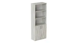 Шафа Анжело Ferrum-decor на 5 полиць з 2 дверима 1900x700x380 ДСП Бетон 16 мм (FRD-105036) - мініатюра 2