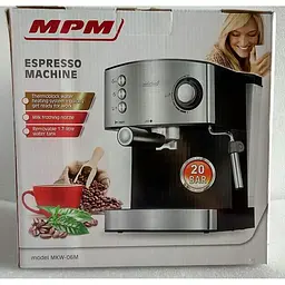 Рожкова кавоварка еспресо MPM Product MKW-06M - мініатюра 6