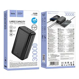 Внешний аккумулятор HOCO J165B Honey power bank 30000mAh черный - миниатюра 2