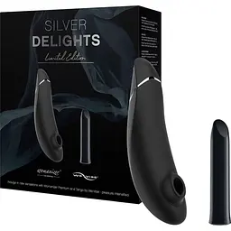 Подарунковий набір Womanizer Silver Delights Collection: Womanizer Premium and We-Vibe Tango (SO8759) [177135]