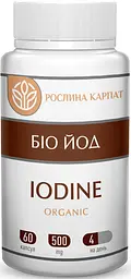 Біо-йод organic 60 капсул Рослина Карпат