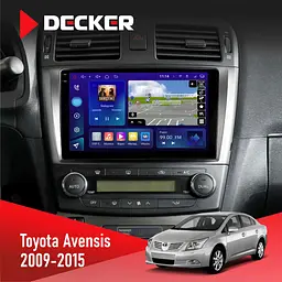Штатна магнітола Toyota Avensis 2008-2015 Black Decker D9-009 4x64, DSP, 4G, 2k Decker (НФ-00009005)