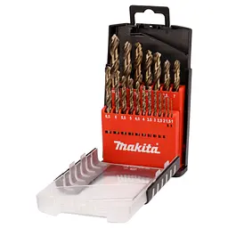 Набір свердл HSS-Co по металу 1-10 мм Makita D-50479 (19 шт)