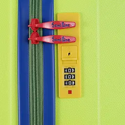 Валіза мала для ручної поклажі Semi Line 20 дюймів (S) дюймів (S) ABS-Plastic Lemon (T5803-1) - мініатюра 7