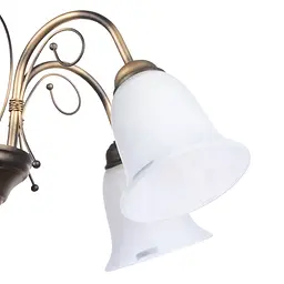 Люстра підвісна Brille флористика E27 60W BR (BKL-470S/5) - мініатюра 2