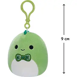 М'яка іграшка-брелок Squishmallows Діно Денні 9 см (SQCP00151) - мініатюра 4